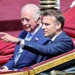 Carlos III y Emmanuel Macron en Londres