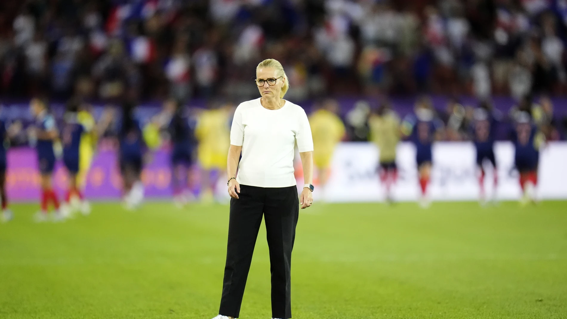 Sarina Wiegman es la seleccionadora de Inglaterra