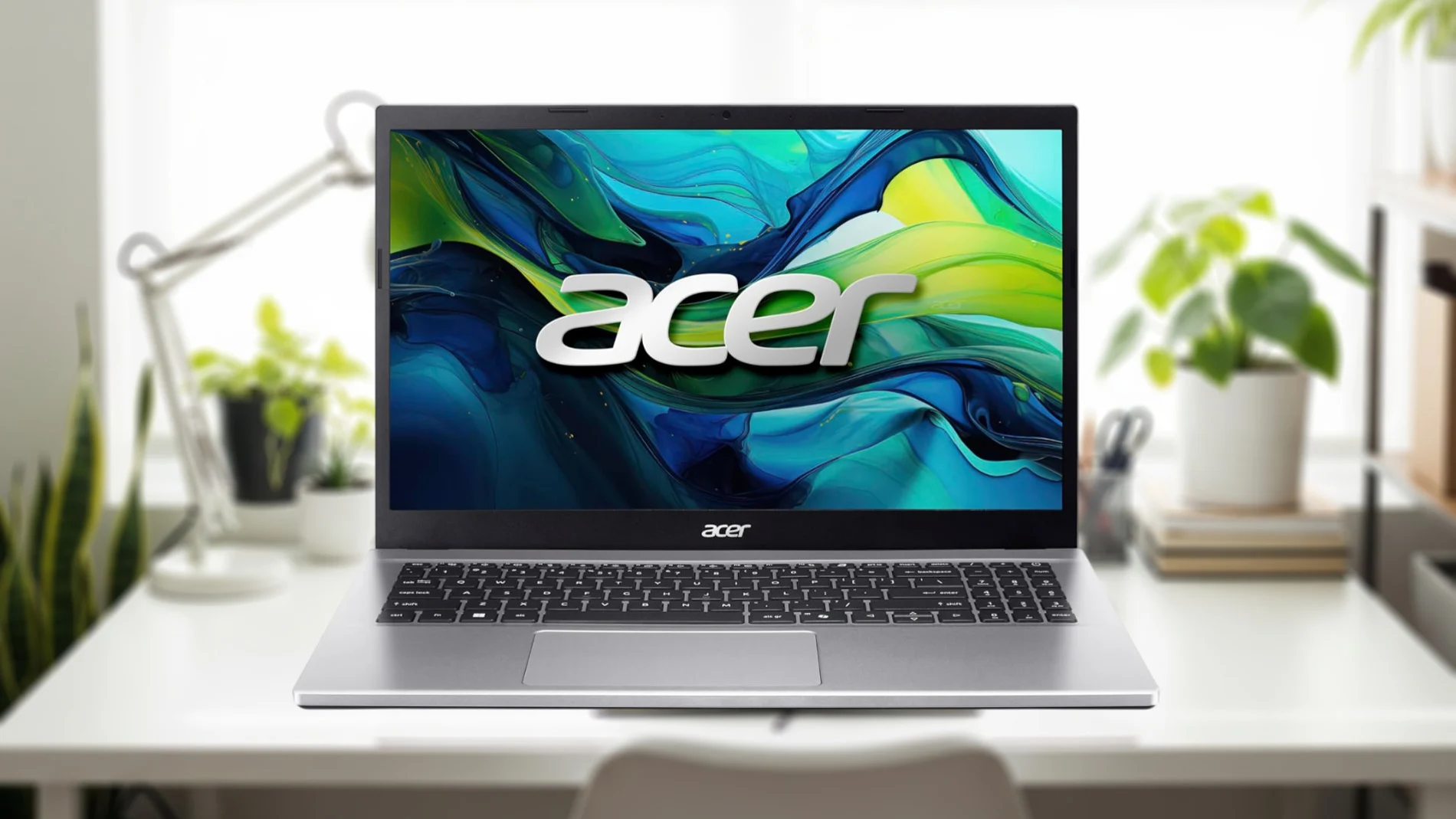 El Acer Aspire Go 15 AG15-42P-R9KP tiene un teclado de tamaño completo
