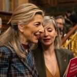 AMP.- Yolanda Díaz intervendrá en la comparecencia de Sánchez en el Congreso para fijar la posición de Sumar