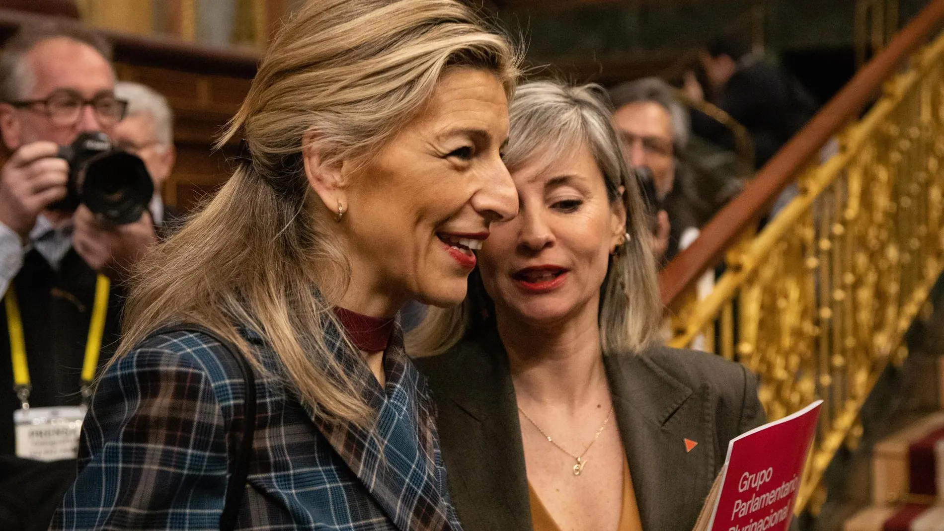 AMP.- Yolanda Díaz intervendrá en la comparecencia de Sánchez en el Congreso para fijar la posición de Sumar