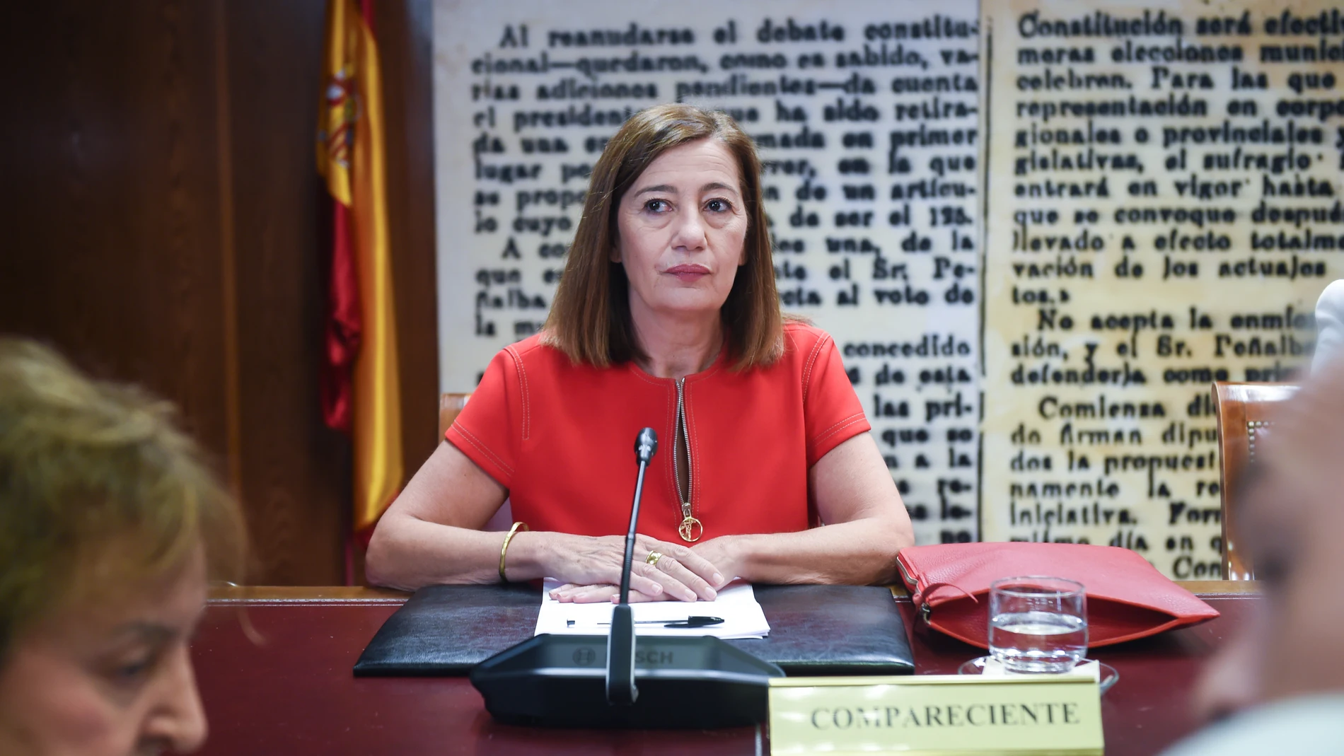 La expresidenta de las Islas Baleares y actual presidenta del Congreso, Francina Armengol, comparece ante la Comisión de Investigación por el ‘caso Koldo’, en el Senado,a 8 de julio de 2025, en Madrid (España). Armengol ha sido citada por el Partido Popular por sus versiones sobre el encuentro con el presunto conseguidor de la trama Koldo, Víctor de Aldama, ya que fuentes del entorno de la expresidenta balear confirmaron que la expresidenta balear mantuvo un encuentro con Aldama, aunque lo si...