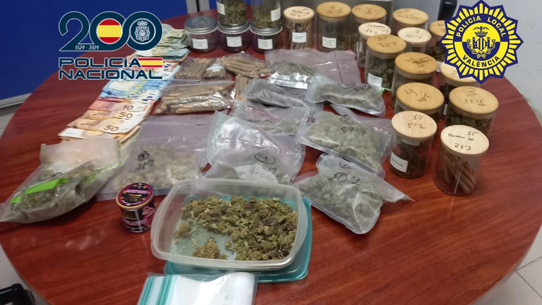 Dos detenidos por vender drogas en una asociación cannábica de Valencia