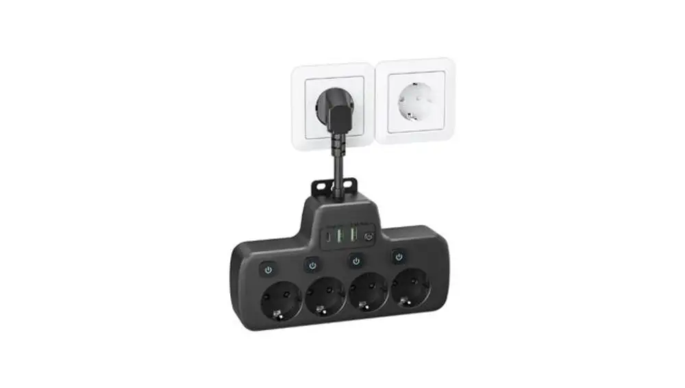 Enchufe múltiple con USB