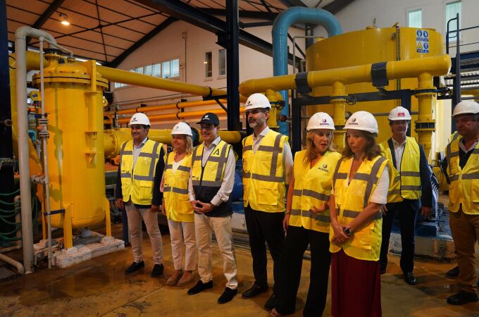 Málaga.- Agua.- Moreno inaugura la ampliación hasta 20 hectómetros cúbicos de la desaladora de Marbella
