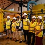 Málaga.- Agua.- Moreno inaugura la ampliación hasta 20 hectómetros cúbicos de la desaladora de Marbella