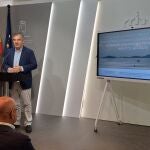 El consejero Vázquez durante la presentación del estudio