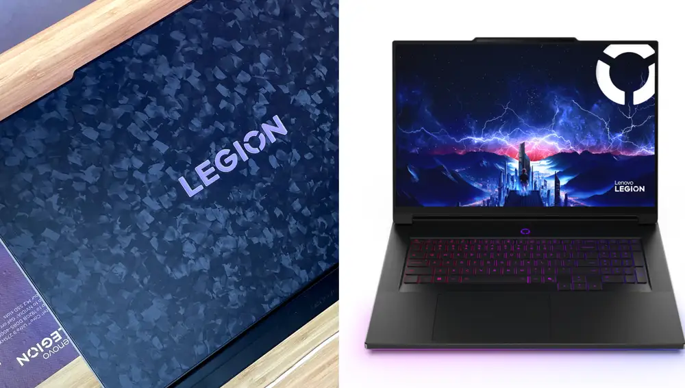 No encontrarás un Legion 9i igual que otro: su carcasa de fibra de carbono es una obra de artesanía