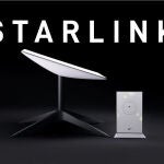 Imagen del router y la antena de Starlink