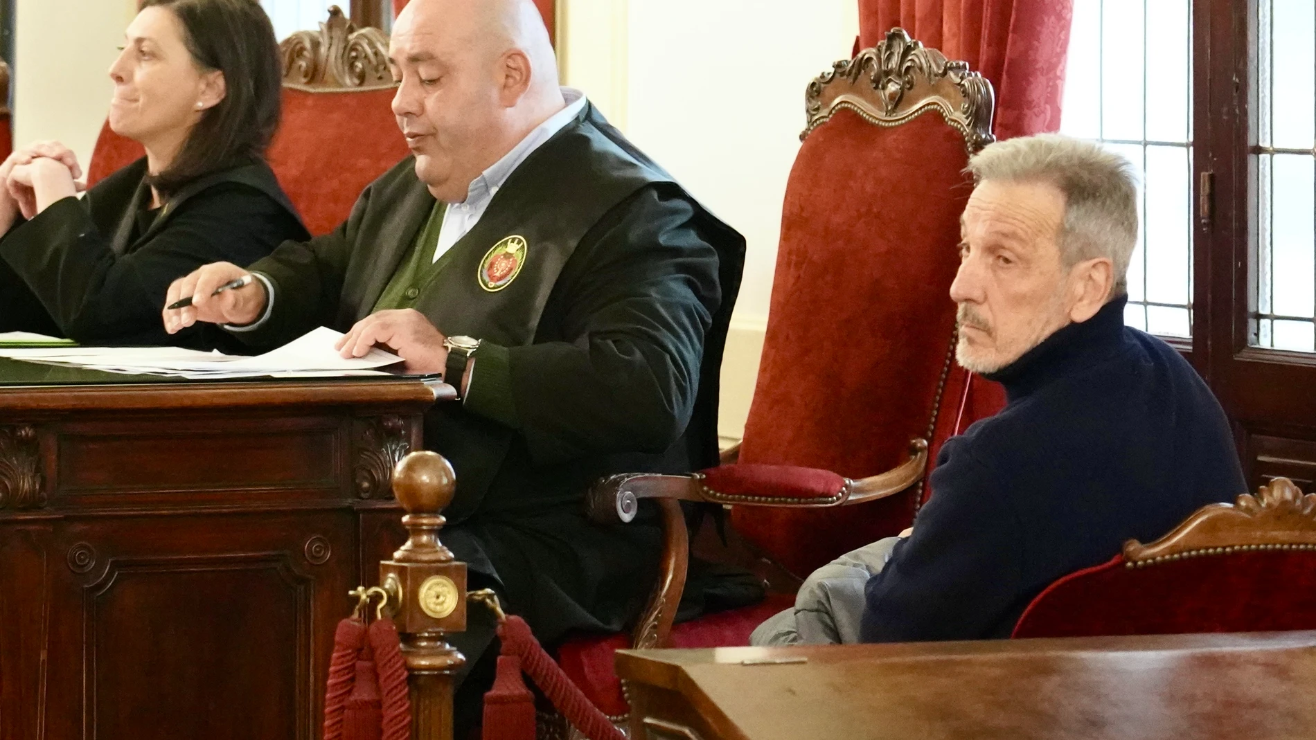 El ex concejal Pedro Muñoz durante una vista en la Audiencia Provincial