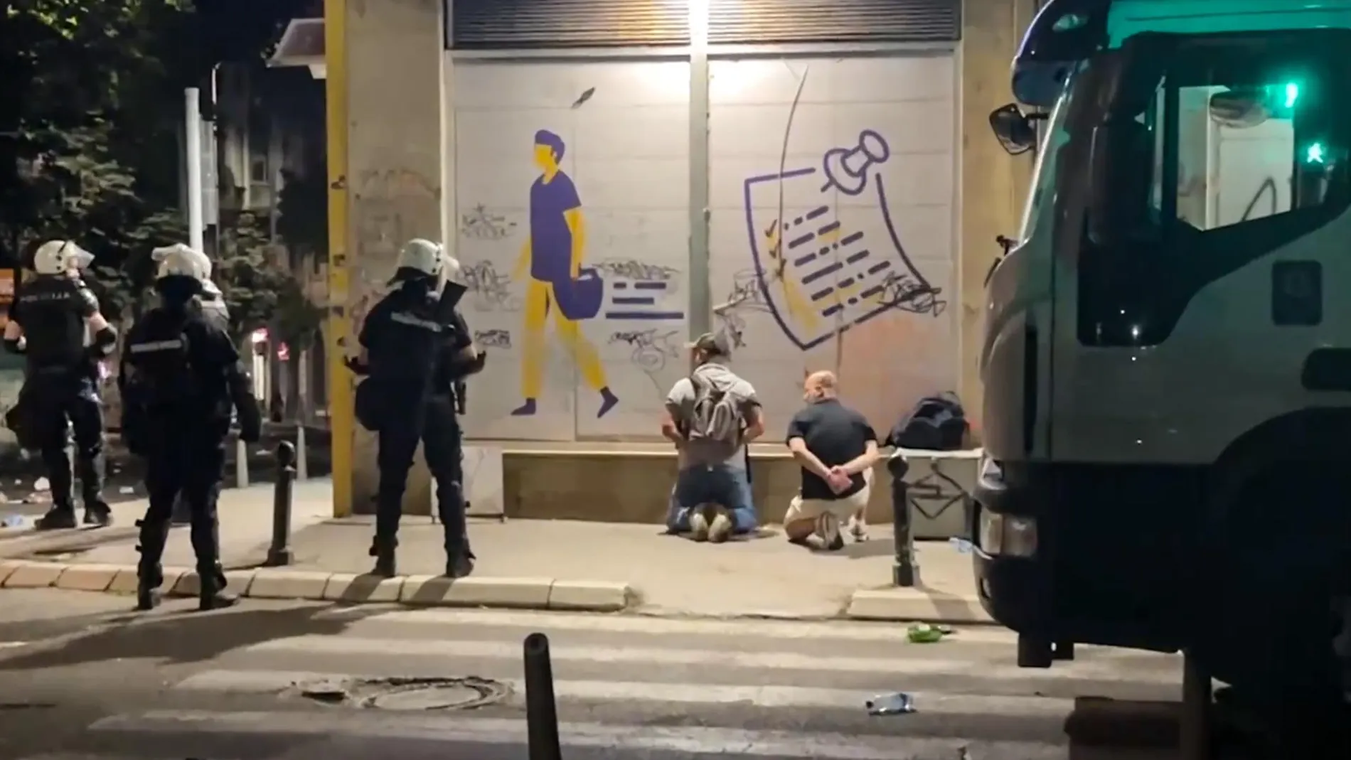 Serbia.- La Policía de Serbia detiene a 18 manifestantes tras nuevas protestas antigubernamentales
