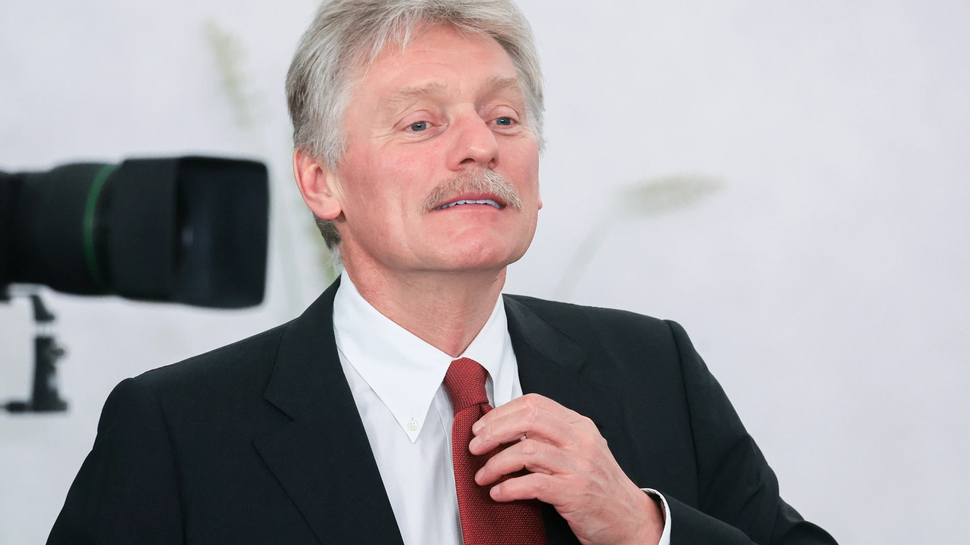 RUSSIA, ST PETERSBURG - JUNE 20, 2025: Russian Presidential Spokesman Dmitry Peskov attends a Sber business breakfast as part of the 28th St Petersburg International Economic Forum Europa Press/Contacto/Vladimir Smirnov 20/06/2025 ONLY FOR USE IN SPAIN