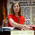 La presidenta del Congreso, Francina Armengol, comparece por segunda vez en la comisión de investigación del caso Koldo en el Senado