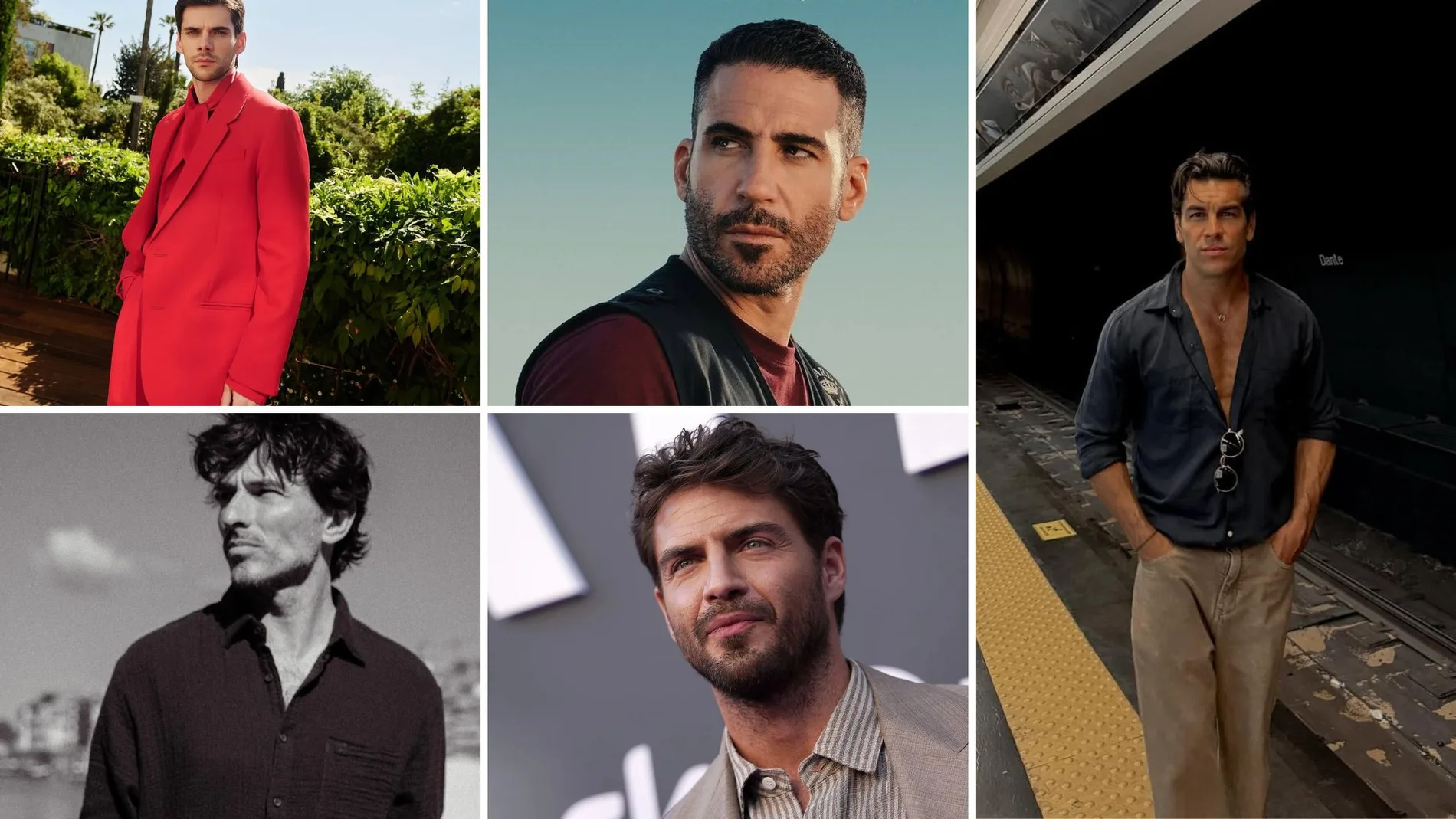 Varios de los actores más guapos de España