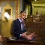 El presidente del Gobierno, Pedro Sánchez, ante el Pleno del Congreso