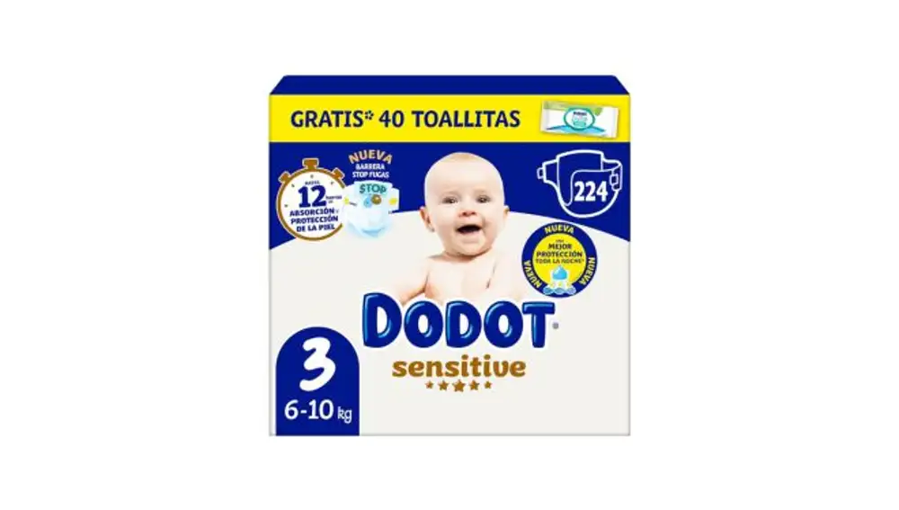 Pañales Dodot Sensitive