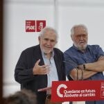 Demetrio Madrid y Juan Colino, impulsores de este manifiesto de apoyo a Sánchez