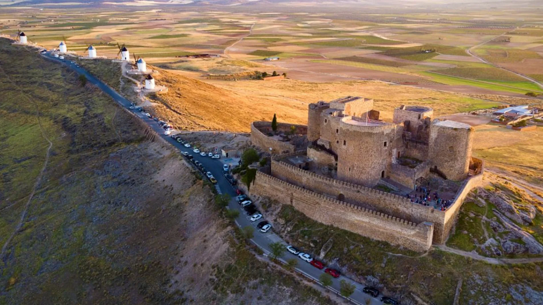 Castillo de Consuegra, en la provincia de Toledo.
