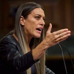 Míriam Nogueras portavoz Junts per Catalunya, ayer en el Congreso