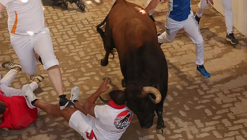 Tercer encierro de los Sanfermines 2025
