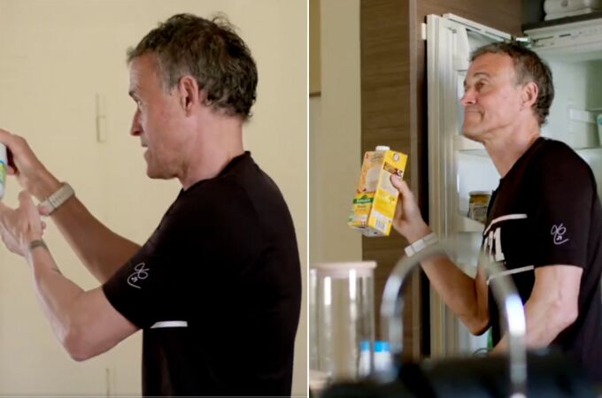 Luis Enrique arremete contra la leche: “Esto es otra mierda pincha´en un palo”