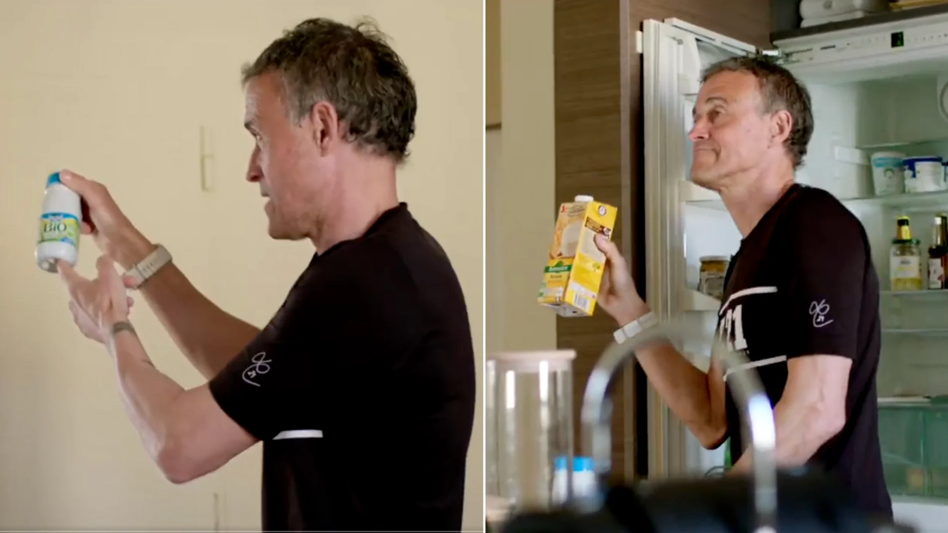 Luis Enrique arremete contra la leche: “Esto es otra mierda pincha´en un palo”