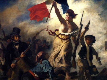 La libertad guiando al pueblo (Eugène Delacroix)