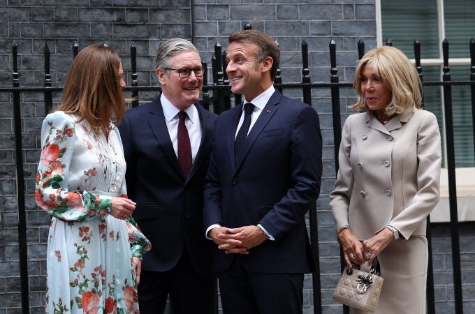 French President Emmanuel Macron visits Britain