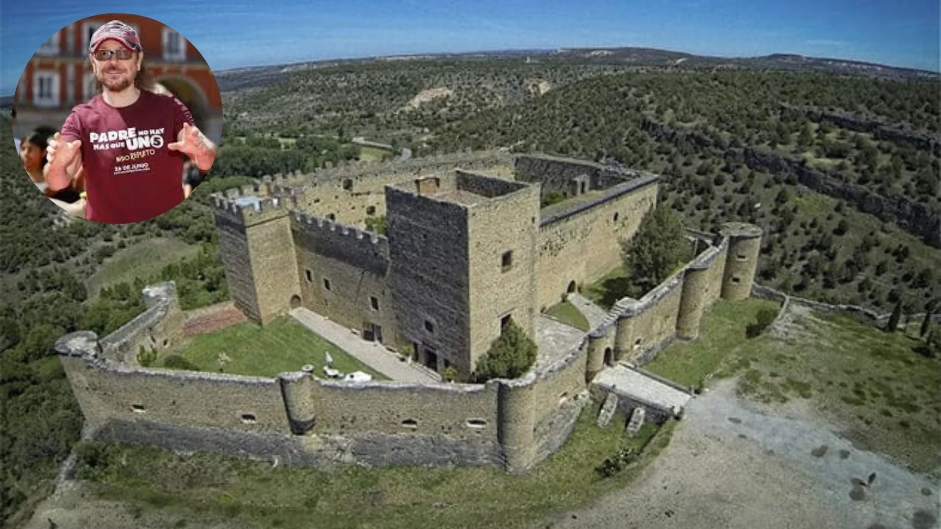 Castillo de Pedraza, propiedad, entre otros, de Santiago Segura
