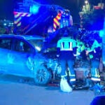 Accidente en Puente de Vallecas a pocos metros de un parque infantil