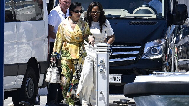 Kris Jenner y Oprah Winfrey de vacaciones en Mallorca.