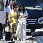 Kris Jenner y Oprah Winfrey de vacaciones en Mallorca.