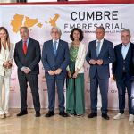 Presidentes y secretarios generales de las organizaciones empresariales de la Comunidad Valenciana, Cataluña, Baleares y Aragón, en Barcelona