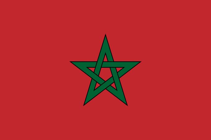 Bandera de Marruecos 