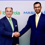 Ignacio Galán, Presidente De Iberdrola Y Dr. Sultan Al Jaber, Ministro De Industria Y Tecnología Avanzada De Los EAU Y Presidente De Masdar