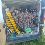 La Guardia Civil desarticula un grupo criminal dedicado al robo de cable de cobre en la provincia de Valladolid