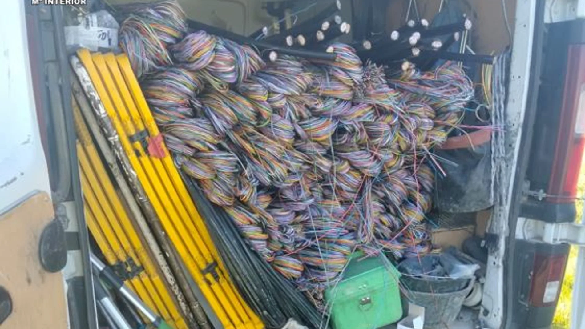 La Guardia Civil desarticula un grupo criminal dedicado al robo de cable de cobre en la provincia de Valladolid