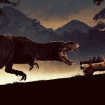El tiranosaurio rex es una de las criaturas más icónicas de 'Jurassic Park'