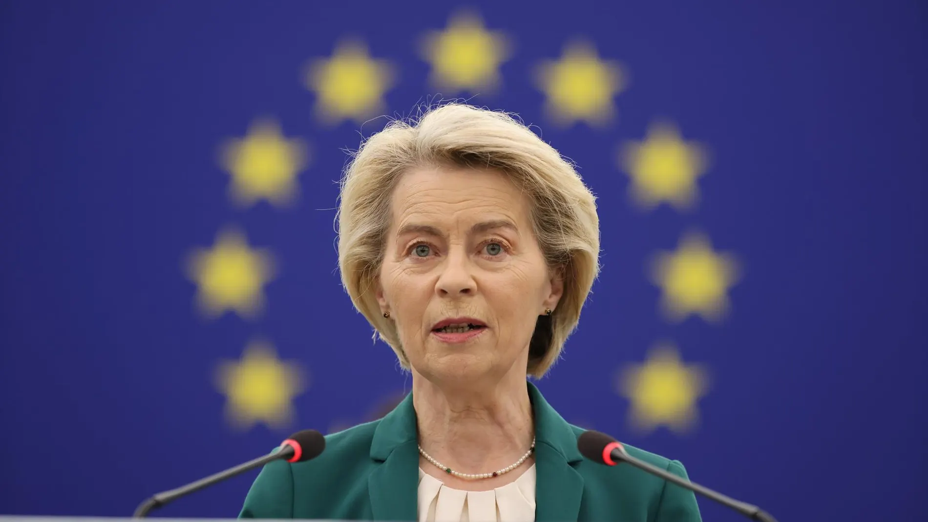 UE.- Von der Leyen reivindica el 'Made in Europe' frente a las amenazas de aranceles Trump