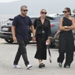 José Fernando, Rocío Flores, Gloria Camila y Álvaro García en la despedida de Michu