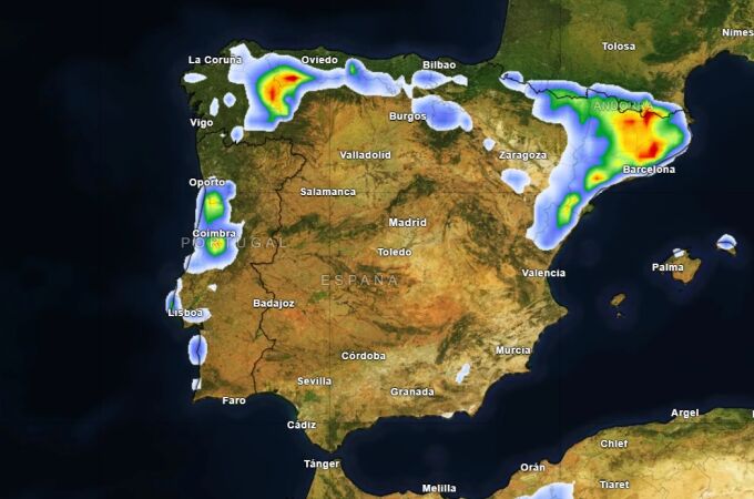 El aviso especial de la Aemet se mantiene para el viernes: precipitaciones "muy fuertes" en estas zonas de España