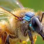El microchip pesa lo mismo que el saco de nectar que suelen llevar las abejas