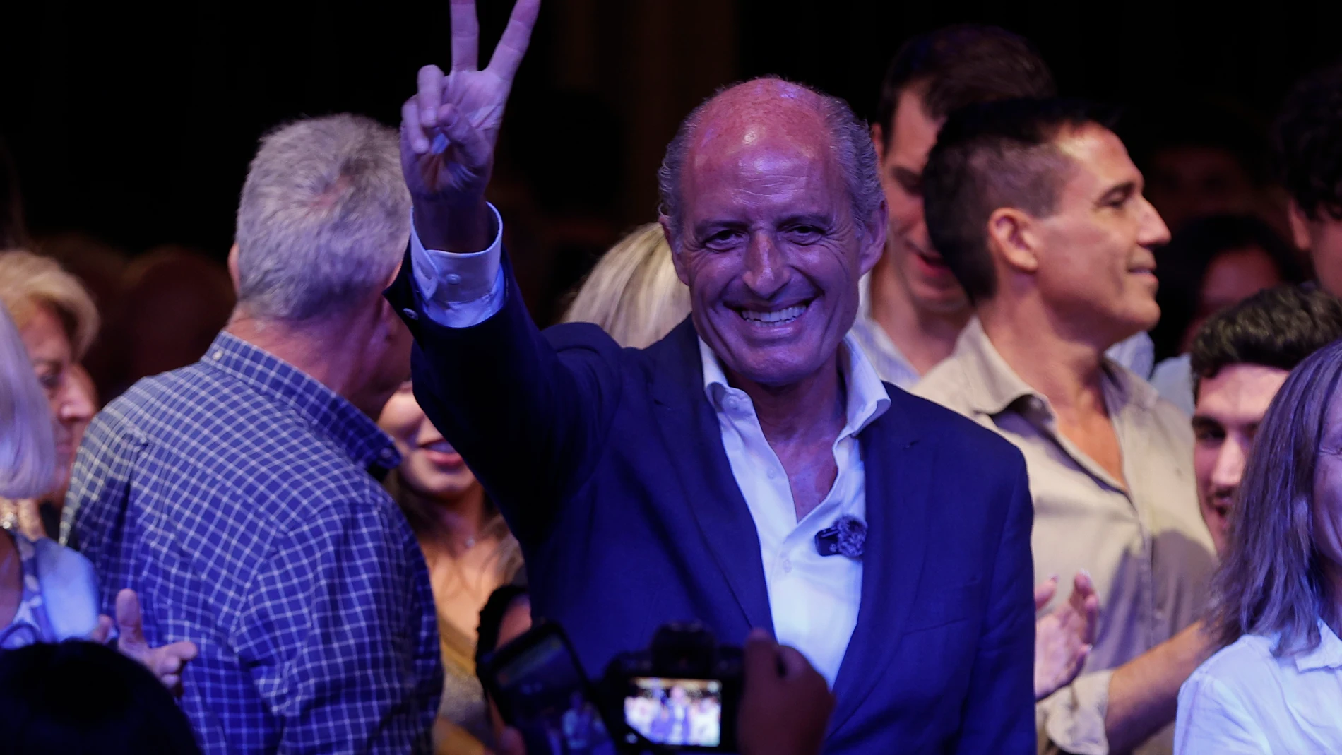 El ex presidente Francisco Camps durante el acto celebrado el miércoles en Valencia