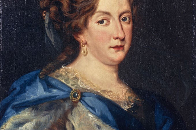 La Reina Cristina de Suecia en un retrato de Jacob Ferdinand Voet 