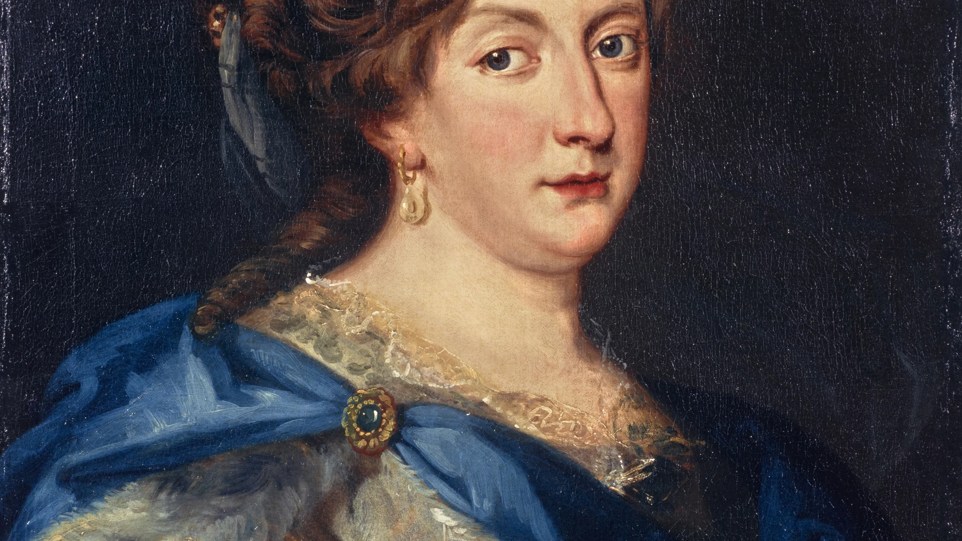 La Reina Cristina de Suecia en un retrato de Jacob Ferdinand Voet