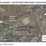 Obras de la A-5: desvío entre la avenida del Padre Piquer y el enlace con la carretera de Boadilla