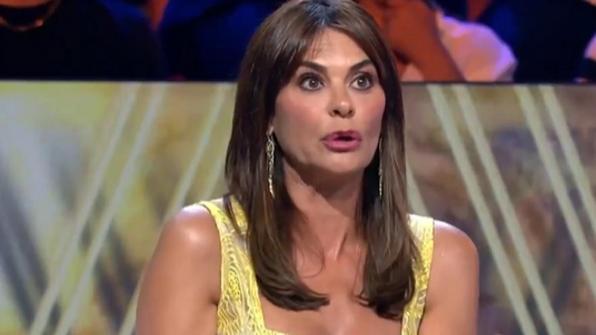 María José Suárez en el programa de Telecinco