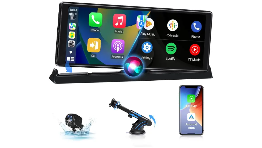 Pantalla Carplay y Android Auto inalámbrico
