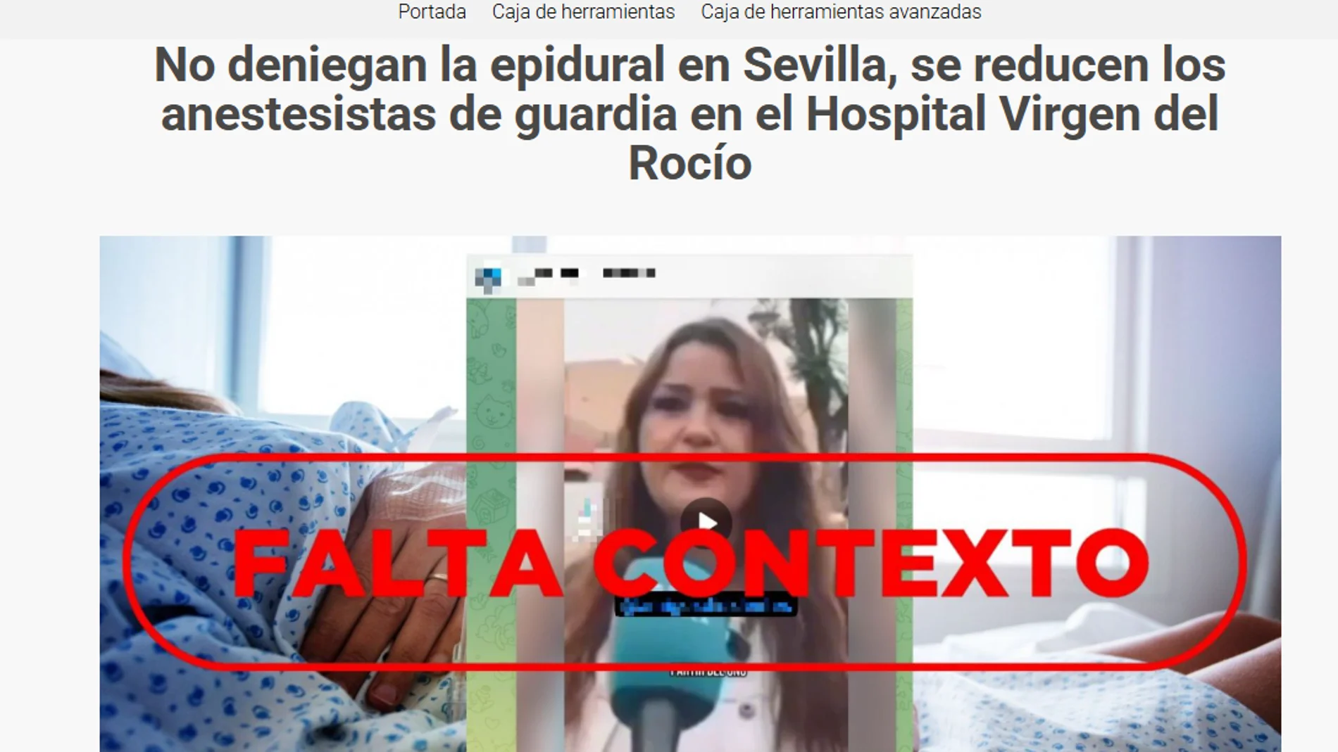 Verifica RTVE desmonta el bulo del PSOE-A