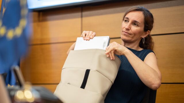 La Ministra de Sanidad, Mónica García
